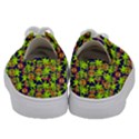 Smiley Background Smiley Grunge Kids  Low Top Canvas Sneakers View4