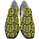 Smiley Background Smiley Grunge Women Slip On Heel Loafers View1