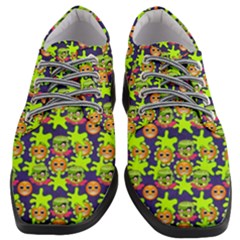 Smiley Background Smiley Grunge Women Heeled Oxford Shoes by Dutashop