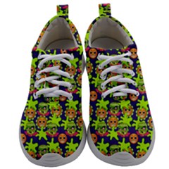 Smiley Background Smiley Grunge Mens Athletic Shoes by Dutashop