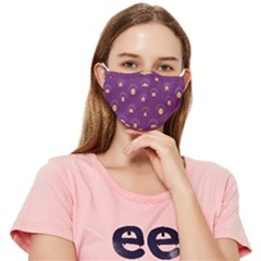 Geometric Figures Fitted Cloth Face Mask (adult)