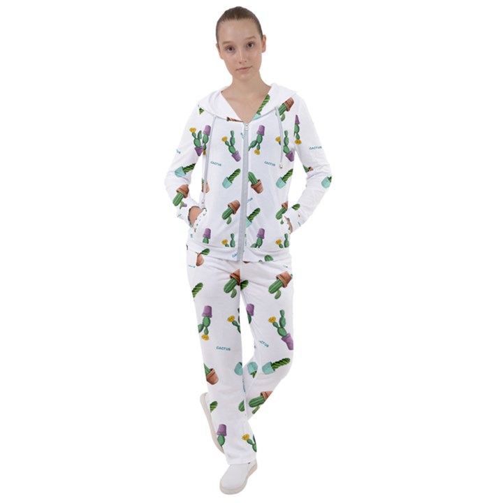 cacti in pots Women s Tracksuit