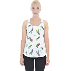 Cacti In Pots Piece Up Tank Top by SychEva