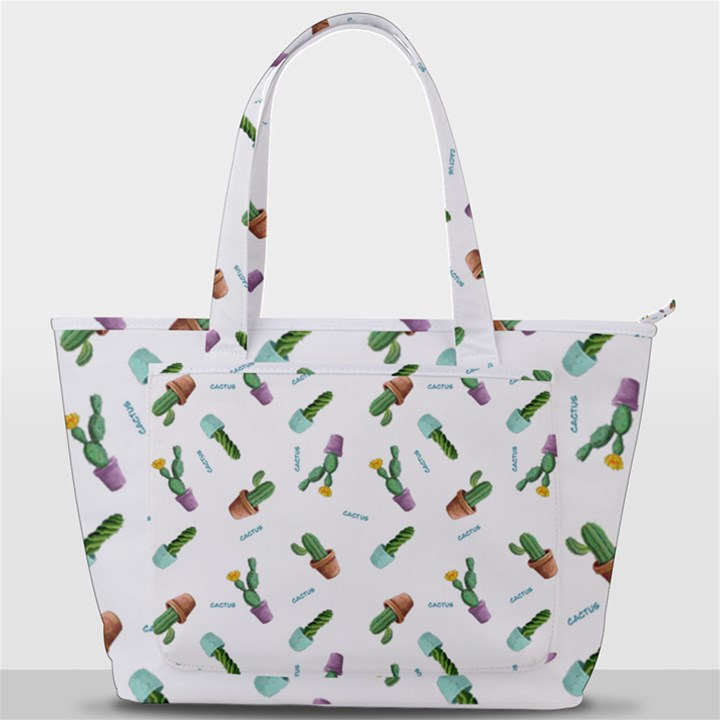 cacti in pots Back Pocket Shoulder Bag 