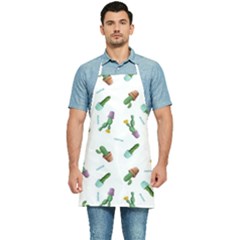 Cacti In Pots Kitchen Apron