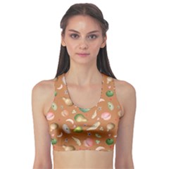 Watercolor Fruit Sports Bra by SychEva