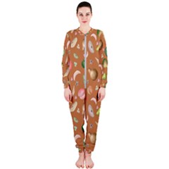 Watercolor Fruit Onepiece Jumpsuit (ladies)  by SychEva