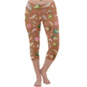 Watercolor fruit Capri Yoga Leggings View1