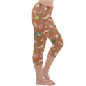 Watercolor fruit Capri Yoga Leggings View3