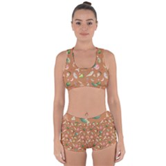 Watercolor Fruit Racerback Boyleg Bikini Set by SychEva