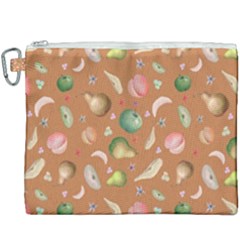 Watercolor Fruit Canvas Cosmetic Bag (xxxl) by SychEva