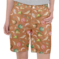 Watercolor Fruit Pocket Shorts by SychEva