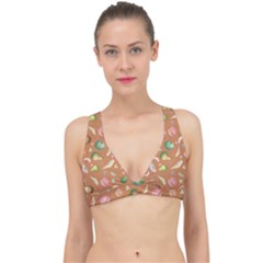 Watercolor Fruit Classic Banded Bikini Top by SychEva