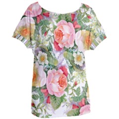 Garden Flowers Women s Oversized Tee by goljakoff