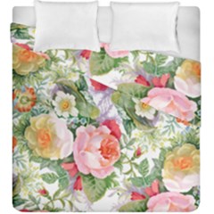 Garden Flowers Duvet Cover Double Side (king Size) by goljakoff