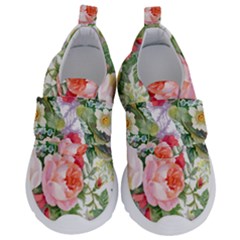 Garden Flowers Kids  Velcro No Lace Shoes by goljakoff