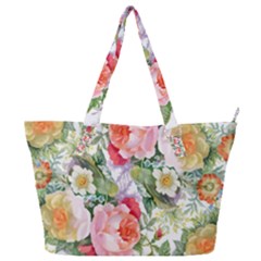 Garden Flowers Full Print Shoulder Bag by goljakoff