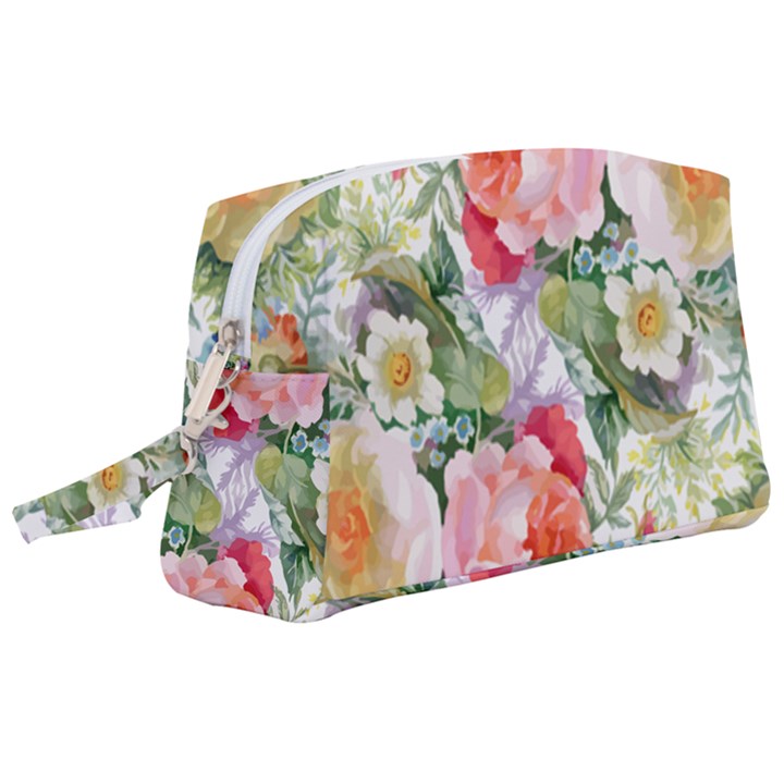 Garden flowers Wristlet Pouch Bag (Large)