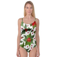 Christmas Berry Camisole Leotard  by goljakoff