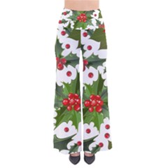 Christmas Berry So Vintage Palazzo Pants by goljakoff