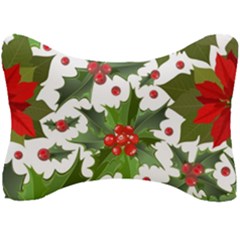 Christmas Berry Seat Head Rest Cushion by goljakoff