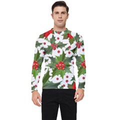 Christmas Berry Men s Long Sleeve Rash Guard by goljakoff