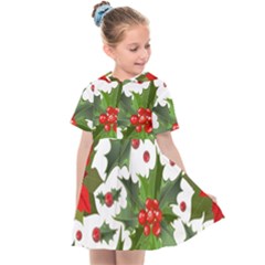 Christmas Berry Kids  Sailor Dress by goljakoff