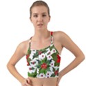 Christmas berry Mini Tank Bikini Top View1