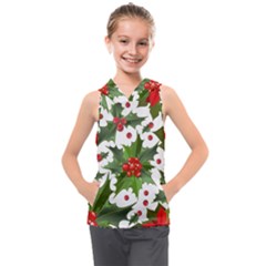 Christmas Berry Kids  Sleeveless Hoodie by goljakoff