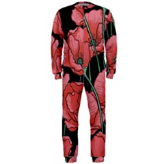 Poppy Flowers Onepiece Jumpsuit (men)  by goljakoff