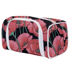 Poppy Flowers Toiletries Pouch by goljakoff