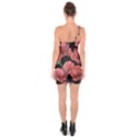 Poppy flowers One Soulder Bodycon Dress View2