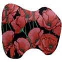 Poppy flowers Head Support Cushion View3