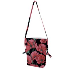 Poppy Flowers Folding Shoulder Bag by goljakoff