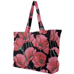 Poppy Flowers Simple Shoulder Bag by goljakoff