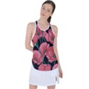 Poppy flowers Racer Back Mesh Tank Top View1