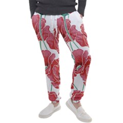 Red Poppy Flowers Men s Jogger Sweatpants by goljakoff