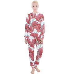 Red Poppy Flowers Women s Lounge Set by goljakoff