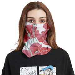 Red Poppy Flowers Face Covering Bandana (two Sides) by goljakoff