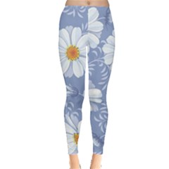 Chamomile Flowers Leggings  by goljakoff