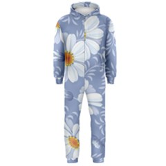 Chamomile Flowers Hooded Jumpsuit (men)  by goljakoff