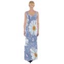 Chamomile flowers Thigh Split Maxi Dress View2