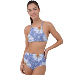 Chamomile Flowers High Waist Tankini Set by goljakoff