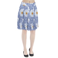 Chamomile Flowers Pleated Skirt by goljakoff