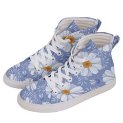 Chamomile Flowers Men s Hi-top Skate Sneakers by goljakoff