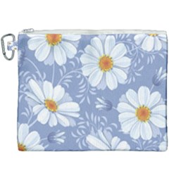 Chamomile Flowers Canvas Cosmetic Bag (xxxl) by goljakoff