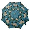 Blue flowers Hook Handle Umbrellas (Small) View1