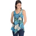 Blue flowers Sleeveless Tunic View1