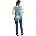 Blue flowers Sleeveless Tunic View2