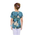 Blue flowers Kids  One Piece Tee View2